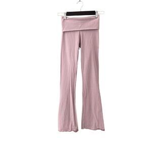 Skims Foldover Flare Pant - Dusty Pink - XXS